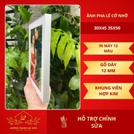 Alloy frame photo 30x45, 35x50 ultra HD, wedding photo, baby photo, family photo