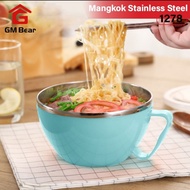 GM Bear Mangkok Stainless dengan Gagang 1278 - Noodle Bowl