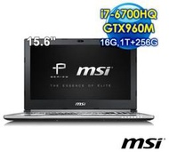 【 高雄 】 來電享折扣 MSI PX60 6QE-657TW i7-6700HQ 1TB+256GSSD GTX960