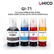 Compatible Canon GI-71 ink GI71 Ink Refill for Canon Pixma G4780 G4770 G2020 G3020 G3060 G3730 G3770