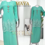 MAYA- Kurung Moden Sulam.Mini Kurung Moden.Exclusive Embroidery Kurung Moden.Baju Raya 2024.Kebaya S
