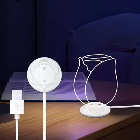 Replacement Fast Charging USB Cable Base Dock Station For Rose Massager Standing Magnetic Charger Ad