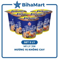 [SET5LY]- OTTOGI - Jin Cup Noodles Non-spicy flavor, Jin Cup Non-spicy Noodles, Jin Cup Noodles Non-
