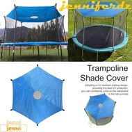 JENNIFERDZ Trampoline Sunshade Roof, 6/8/10ft Waterproof Trampoline Shade Cover, Anti-UV Rain Protec