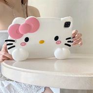 Cute Cartoon Kitty Cat Suitable for ipad9/10 Generation Silicone Tablet Protective Case Pro2024 Pen 