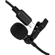 Lavalier USB-C Professional Lapel Clip-on Mic for Video Recording - Omni Condenser 'Little Lav' Mic 