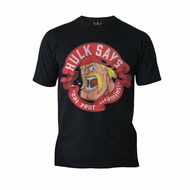 Wwe Hulk Hogan Says Meme Cartoon Vitamins Men'S T-Shirt (Black)