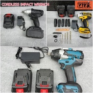 IMPAK GERUDI TANPA WAYAR CORDLESS IMPACT WRENCH DRILL Buka tayar kereta , motor , DIY Bolt Nut  [200