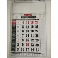 Latest 2026 Calendar 12 Months/ Hanging Calendar/ Wall Calendar