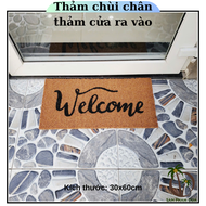 Thảm cửa ra vào Có Đế Chống Trượt Thảm Loại Tốt Kích thước: 30x60cm