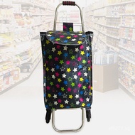 Supermarket Portable Handcart Handcart Stair Climbing Grocery Shopping Cart Household Shopping Cart 