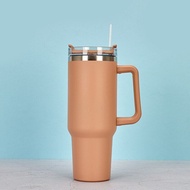 40OZ Stainless Steel Thermos Vacuum Cups with Handle Straw Keep Cool Water Bottles Outdoor Car Tumbl