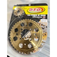 SPROCKET SET DTD GOLD RAIDER 150 Fi / CARB R150 Fi / CARB 428H-132L 14T-41T