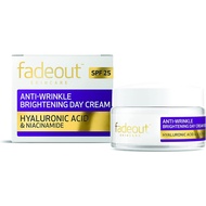 FadeOut Anti-Wrinkle Brightening Day Cream-Hyaluronic Acid & Niacinamide-Spf25-Reduce Fine Lines & W