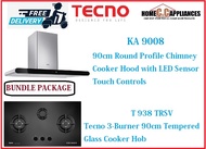TECNO HOOD AND HOB FOR BUNDLE PACKAGE ( KA 9008 &amp; T 938TRSV ) / FREE EXPRESS DELIVERY