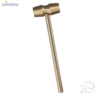 SSUNSHINE Gavel, Brass Yellow Hammer, Judge Auction Prop Judge Hammers Company