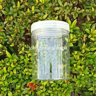 800ML Round Plastic Jar Cylinder 800 ML Diameter 9cm Height 13cm