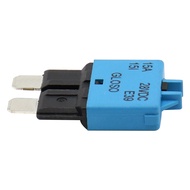 15A Circuit Breaker ATC Blade Fuse 15A 28V DC Manual Reset Fuse Adapter Resettable Blade Fuse Adapte