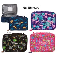 SMIGGLE LUNCH BOX (BLUE,BLACK,PINK)
