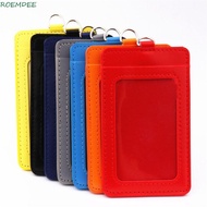 ROEMDEE Card Case PU Leather Two-sided Double Side ID Sleeve