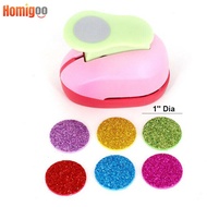 Homigoo công cụ đục lỗ thủ công giấy tròn 1inch/2.4cm trẻ em sổ lưu niệm Máy cắt giấy Album bấm lỗ d