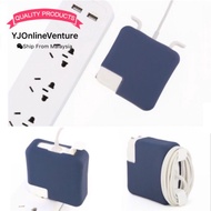 (READY STOCK) Macbook Pro Touchbar Adapter Cover Charger Protective Case Soft Silicone Protector Dur