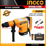 INGCO Industrial Heavy Duty Rotary Hammer Drill Chipping Gun Concrete Breaker For Mining 1500W RH150