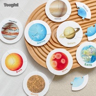 Tooyful Solar System Puzzle Toy Educational Toy Logical Thinking Wooden Planets