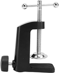 Table C-Clamp Aluminum Black 2.4 Inch 61Mm Table Mounted Clamp with Adjustable Bracket Sturdy Clip f