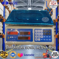 Timbangan Buah/Timbangan sembako/timbangan laundry SONIC ACS-A kapasitas 30kg