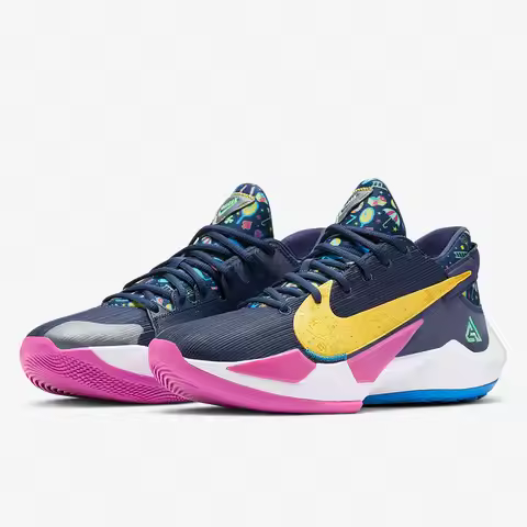Nike Genuine ZOOM FREAK 2 Men's and Women's Sports Practical Basketball Shoes DB4738-400