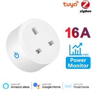 SMATRUL Tuya Smart Zigbee Socket  Plug 16/20A Uk Wireless Control Outlet with Power Monitor Timer Ad