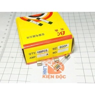 Glass tube fuse box F1AL250V 1A 250V 6x30mm (100 pieces)