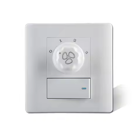 Ceiling Fan Control 3 Gear Speed Switch Socket Wall Panel Speed Governor Light Switch Smart Switch S