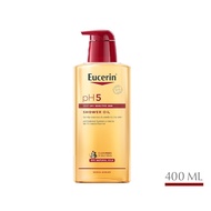 Eucerin pH5 Shower Oil 400ml fifty three percent natural oils balance skin pH shield barrier soothe