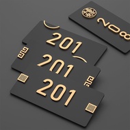 Modern Nombor Rumah House Number Plate Custom Signage Cantik No Plat Alamat Number Rumah Custom 门牌 酒