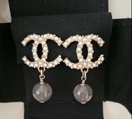 Chanel cc logo clip earrings耳夾 夾耳環