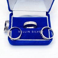 Authentic 925 Silver Ring with White Gold Plating - 925 Silver Ring