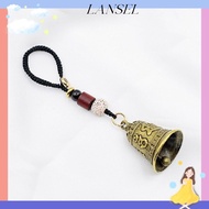 LA 1PC Six-word Mantra Bell Keychains Creative Accessories Handmade Woven Rope Keychain Lanyard Keyr