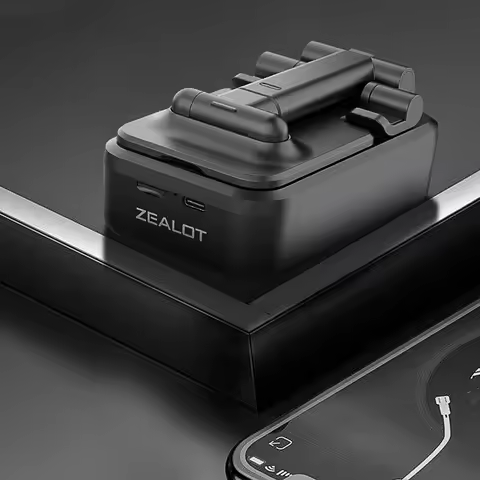 ZEALOT Z7 Wireless Speakers With Phone holder, Outdoor Portable Subwoofer Speaker Waterproof IPX 5, 