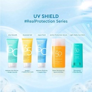 WARDAH UV Shield Sunscreen Series Essential/ Spf 35+++ Active Pro/ Aqua Fresh Essence Spf 50/ Light 