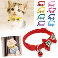 Adjustable Checkered Collar for Dogs and Cats with Bell H3l9