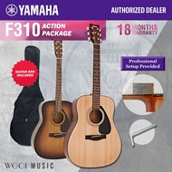 Yamaha F310 Acoustic Guitar 41" - Natural / T. Brown Sunburst (Action Package)(F 310 F-310)