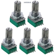 NARCISSUS13A0E Potentiometers, 3Pin B50K Type B, Single Linear 50K Ohm Rotary Taper