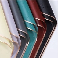 CONTENTS 20 SHEETS CELLOPHANE LIST/ FLOWER WRAPPING PAPER FLOWER BUCKET PAPER GOLD LIST