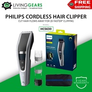 Philips HC5630 Series 5000 Washable Hair Clipper Haircut Corded & Cordless Use (HC5630/15) Wet & Dry