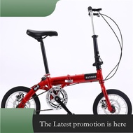 14 Inch Folding Bicycle Super Lightweight Carrying Adult Bicycle Folding Bicycle Urban Leisure Cycli