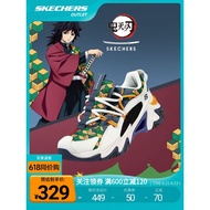 Skechers skechers Official outlets Demon Slayer Joint Female Fashion Mecha Shoes Sports Dad Shoes