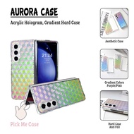 LAYAR PM-215 Aurora Gradient Case For Samsung Galaxy Z FOLD 4 Z FOLD 5/ Z FOLD 6/ Simple Color Plati
