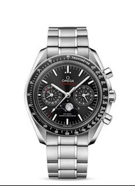 ⌚BRAND NEW 全新 Omega WATCH 奧米茄手錶  超霸系列 SPEEDMASTER 304.30.44.52.01.001 同軸擒縱44.25毫米大師天文台月相計時腕錶304.30.44.52.01.001   Automatic  Mens Watch 44mm 30430445201001